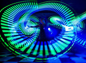Lasertanz Licht Showact