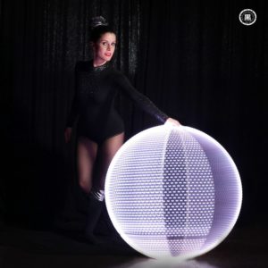 LED Hula Hoop und Logo Show