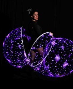 Firmenfeier und LED Reifen Showact