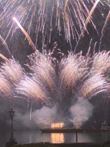 Fireworks at Lake Como for BKT