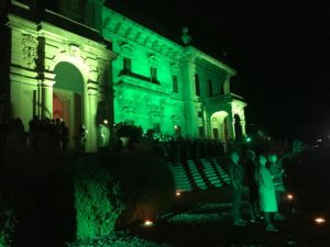 Venue for the bespoke LED lightshow at Lake Como