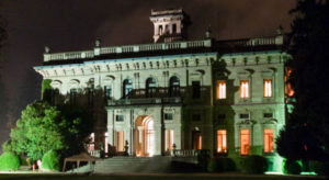 Villa Erba Lake Como Feeding the Fish glow show