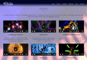 Die feinste LED Shows in Deutschland www.feedingthefish.de