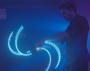 LED Lichtshow mit S Stab