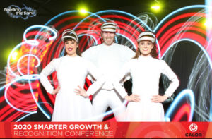 LED Dancers in the Light Painting Photo Booth for Calor